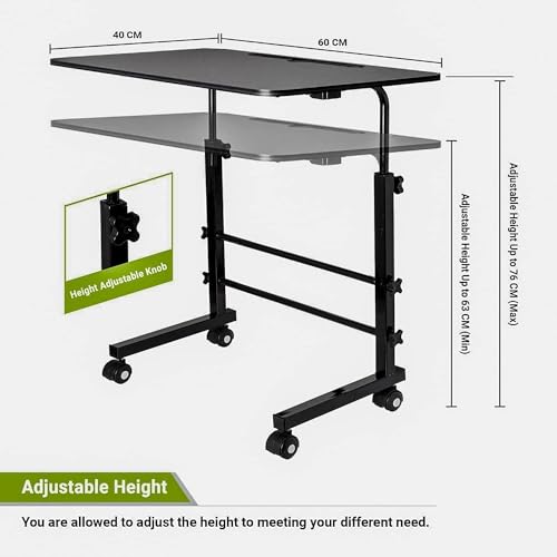 TEKCOOL Multi-Purpose Height-Adjustable Laptop Table