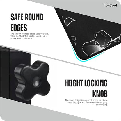 TEKCOOL Multi-Purpose Height-Adjustable Laptop Table