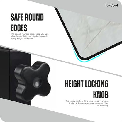 TEKCOOL Multi-Purpose Height-Adjustable Laptop Table