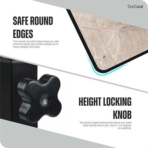 TEKCOOL Multi-Purpose Height-Adjustable Laptop Table