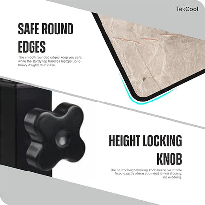 TEKCOOL Multi-Purpose Height-Adjustable Laptop Table