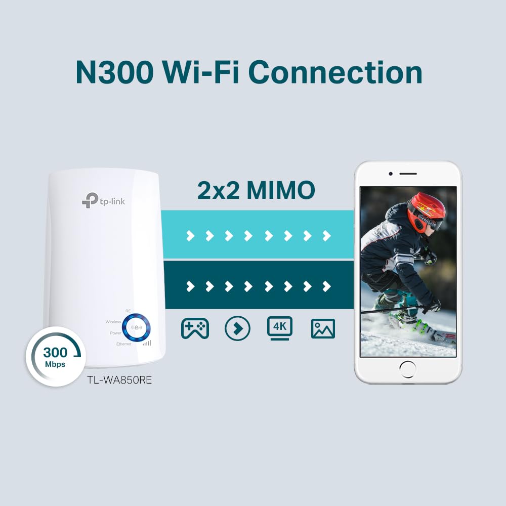 TP-Link TL-WA850RE N300 Wi-Fi Range Extender