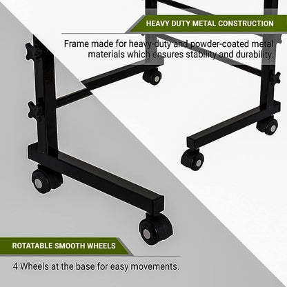 TEKCOOL Multi-Purpose Height-Adjustable Laptop Table