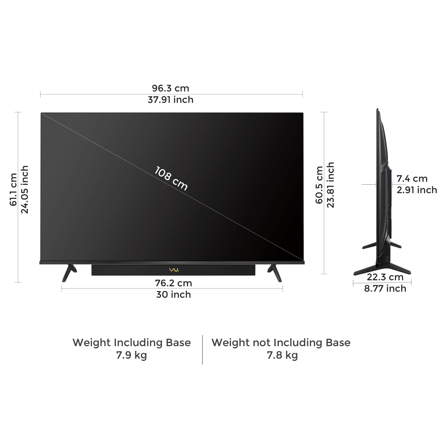 Vu Vibe Series 4K QLED Smart TV