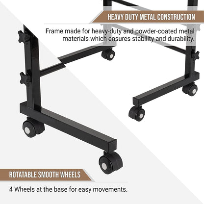 TEKCOOL Multi-Purpose Height-Adjustable Laptop Table