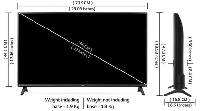 LG 80 cm (32 inches) Smart webOS LED TV