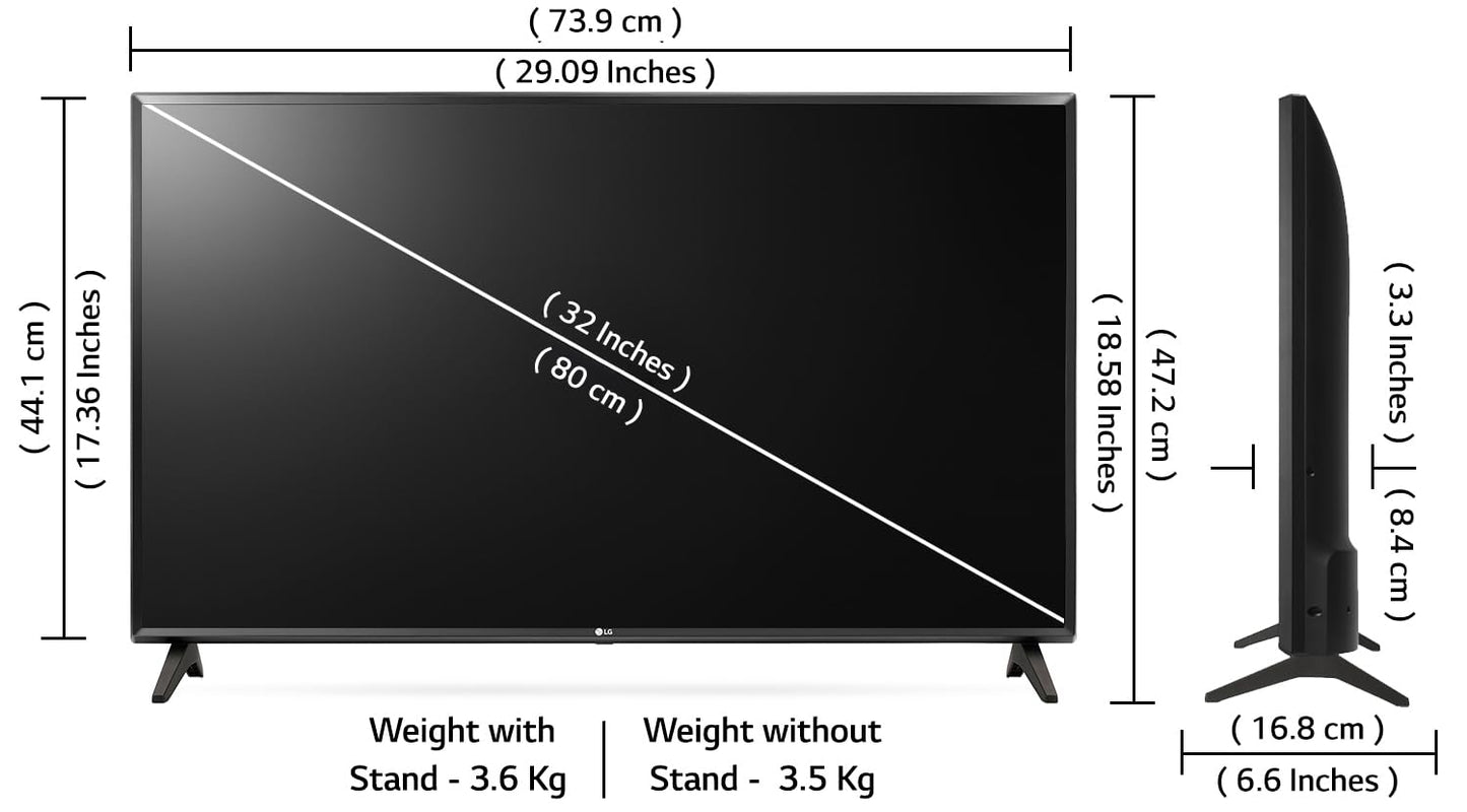 LG 80 cm (32 inches) Smart webOS LED TV