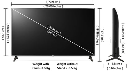 LG 80 cm (32 inches) Smart webOS LED TV