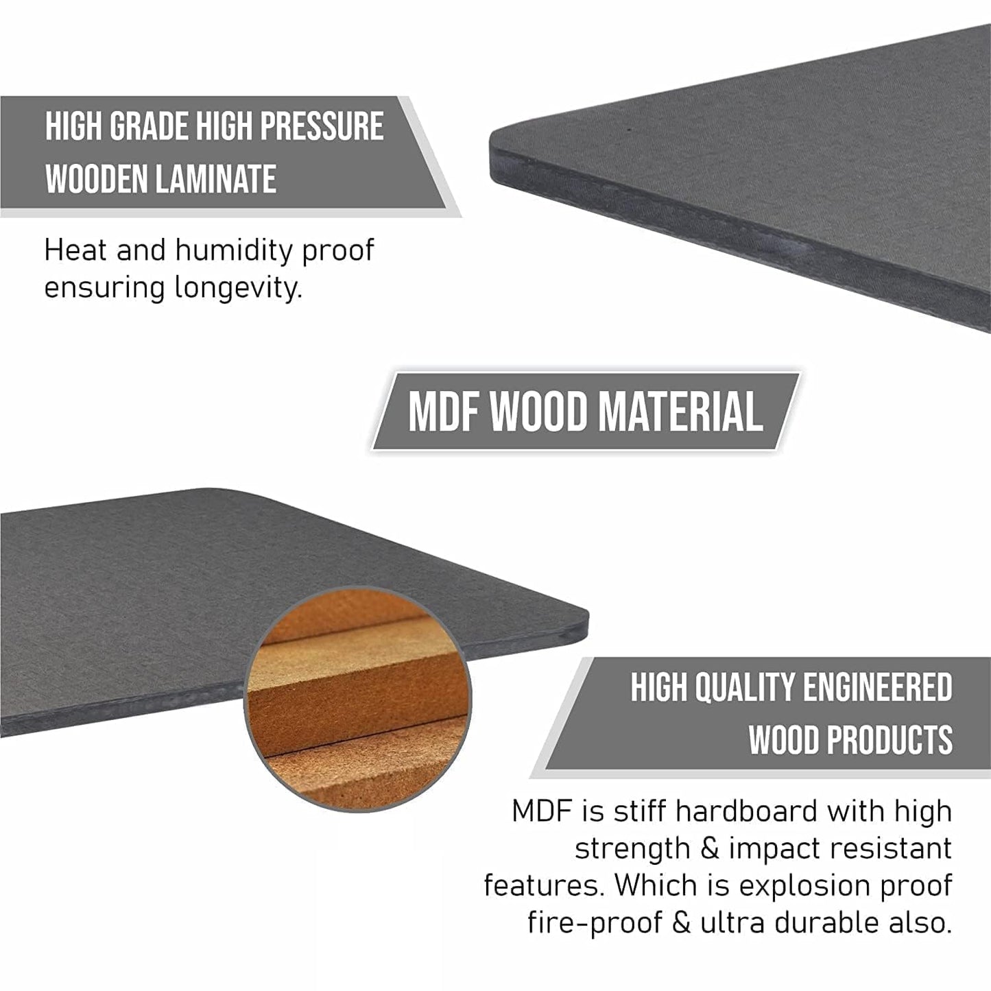 TEKCOOL Multi-Purpose Height-Adjustable Laptop Table