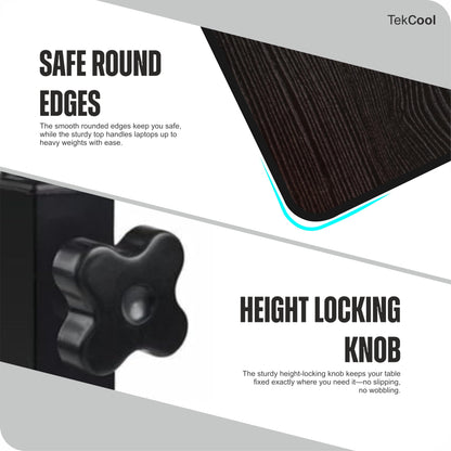 TEKCOOL Multi-Purpose Height-Adjustable Laptop Table