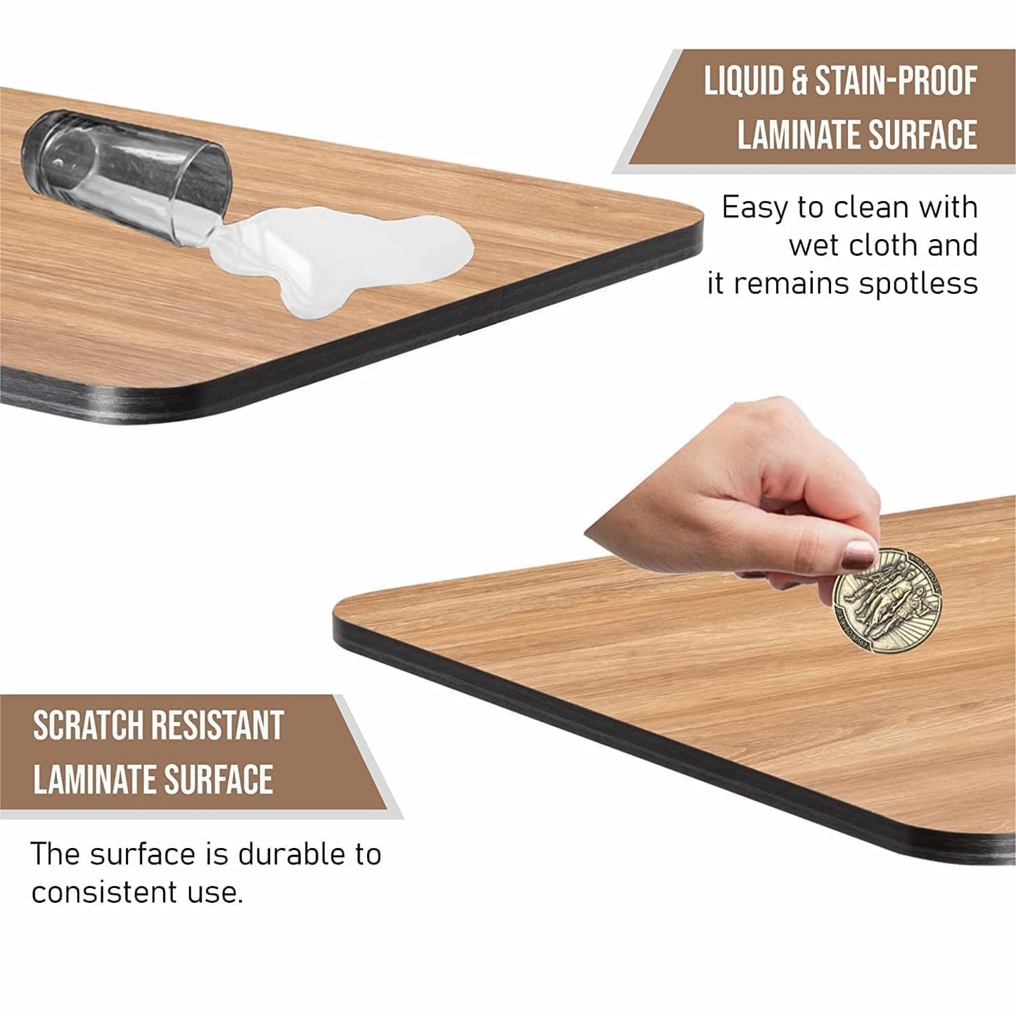 TEKCOOL Multi-Purpose Height-Adjustable Laptop Table