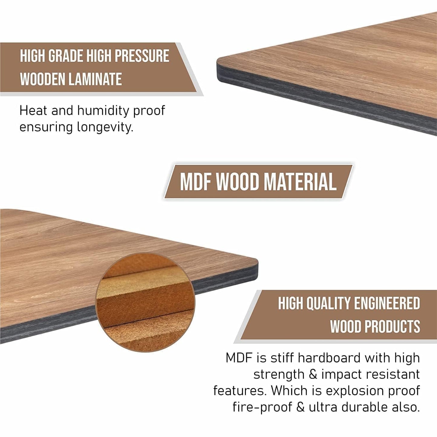 TEKCOOL Multi-Purpose Height-Adjustable Laptop Table