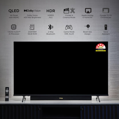 Vu Vibe Series 4K QLED Smart TV