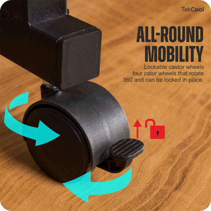 TEKCOOL Multi-Purpose Height-Adjustable Laptop Table