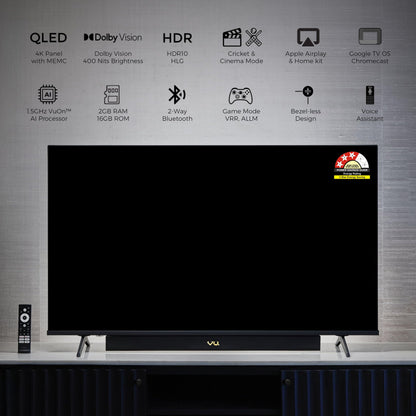 Vu Vibe Series 4K QLED Smart TV